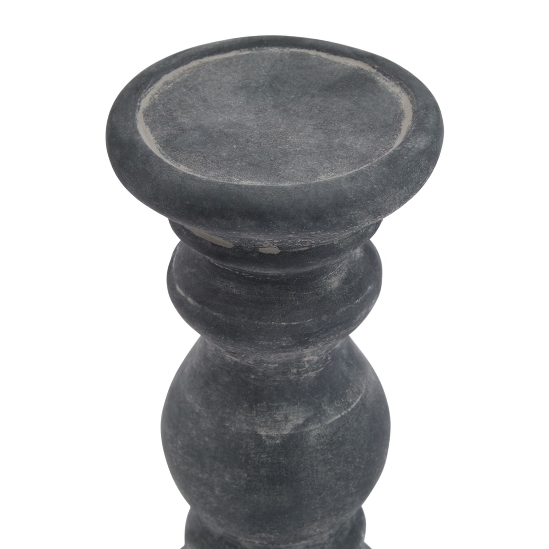 Amalfi Small Grey Column Candle Holder - Candle Holders from the Quanta Home collection.