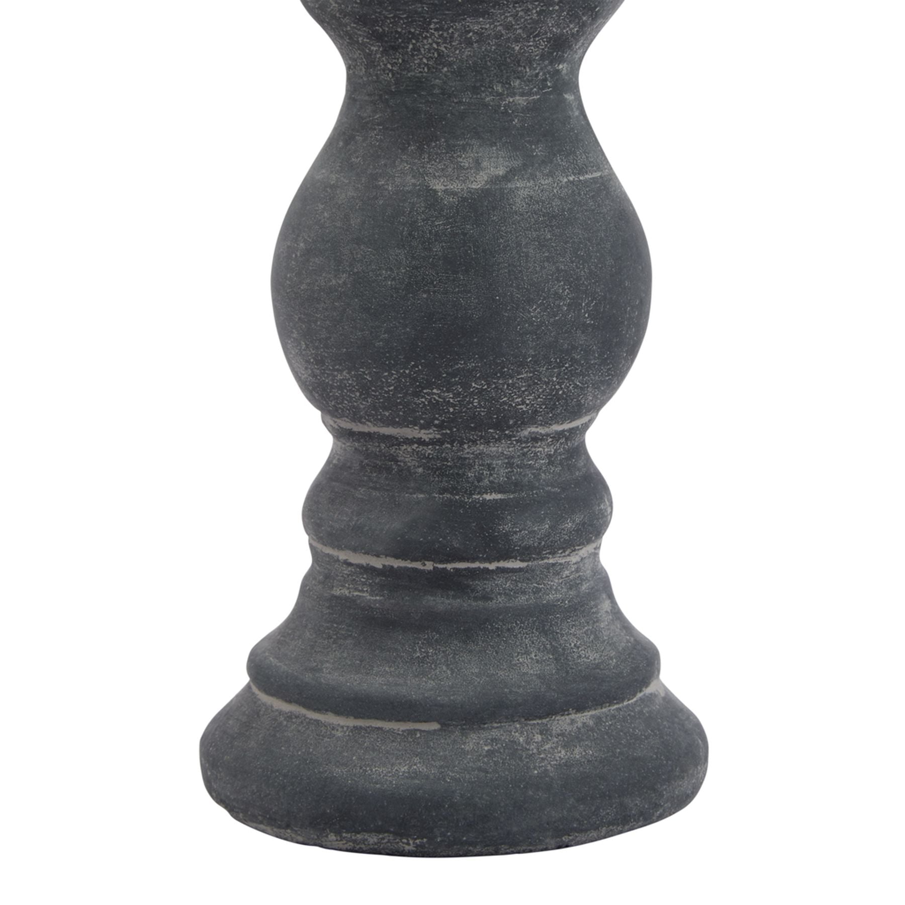 Amalfi Small Grey Column Candle Holder - Candle Holders from the Quanta Home collection.