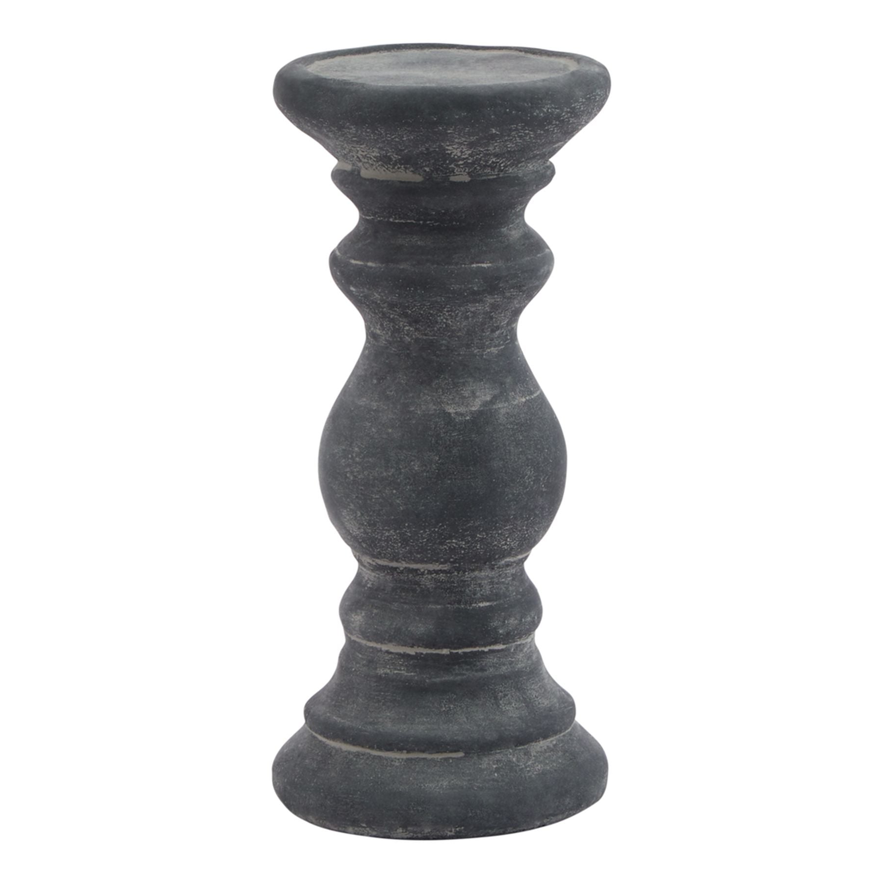 Amalfi Small Grey Column Candle Holder - Candle Holders from the Quanta Home collection.