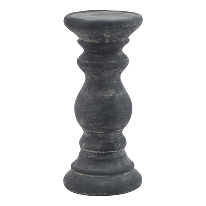 Amalfi Small Grey Column Candle Holder - Candle Holders from the Quanta Home collection.