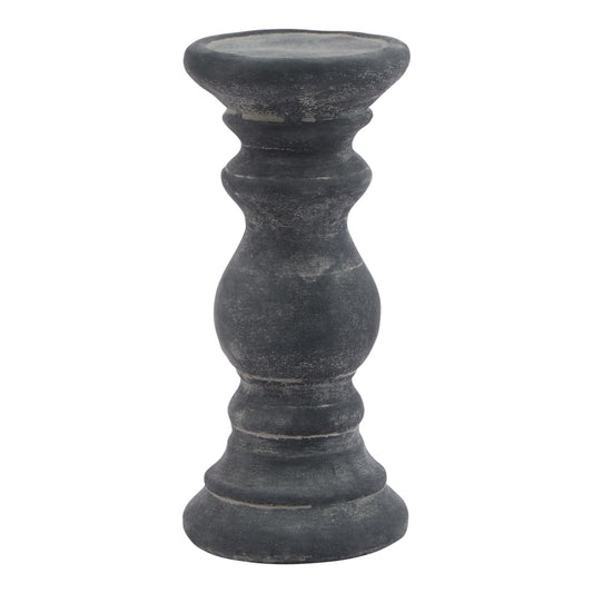 Amalfi Small Grey Column Candle Holder - Candle Holders from the Quanta Home collection.