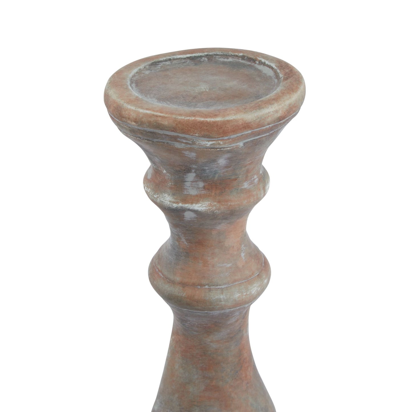 Siena Large Brown Column Candle Holder - Candle Holders from the Quanta Home collection.
