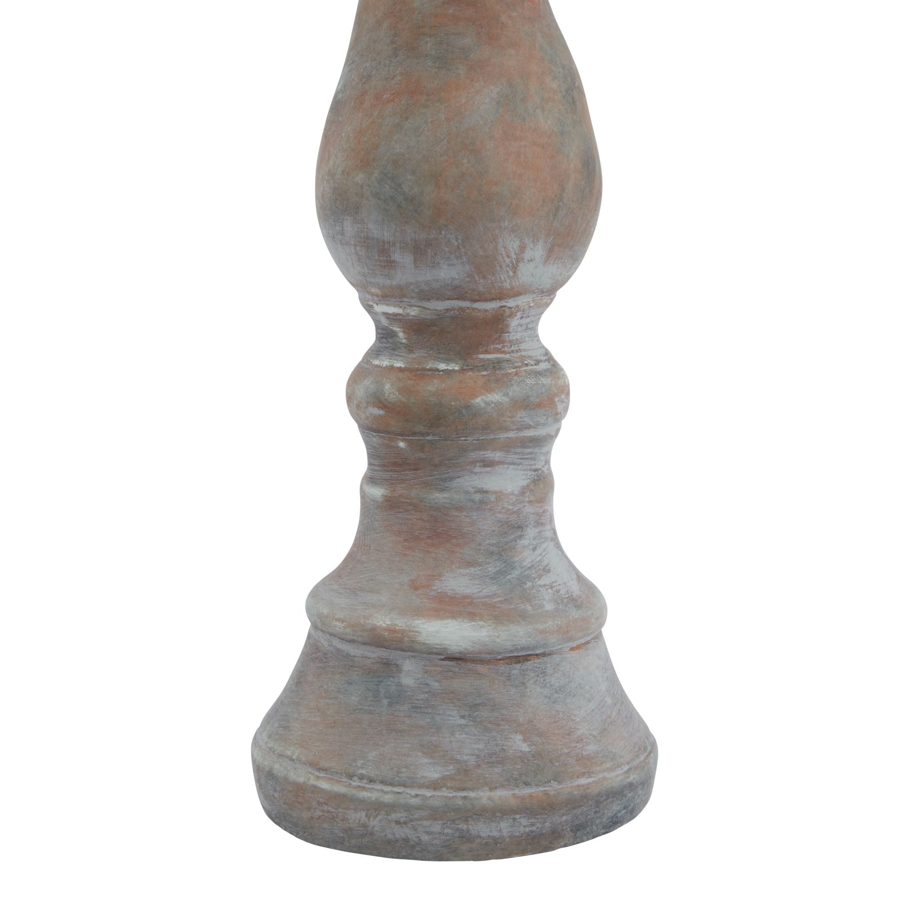 Siena Large Brown Column Candle Holder - Candle Holders from the Quanta Home collection.