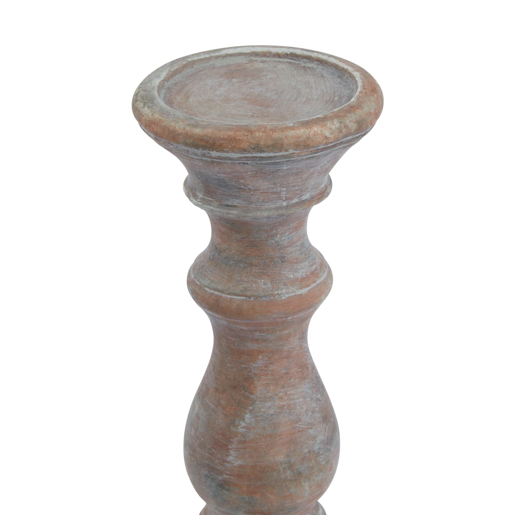 Siena Brown Column Candle Holder - Candle Holders from the Quanta Home collection.