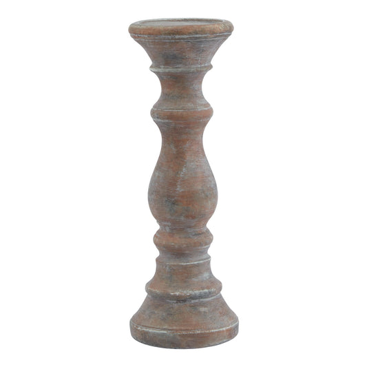 Siena Brown Column Candle Holder - Candle Holders from the Quanta Home collection.