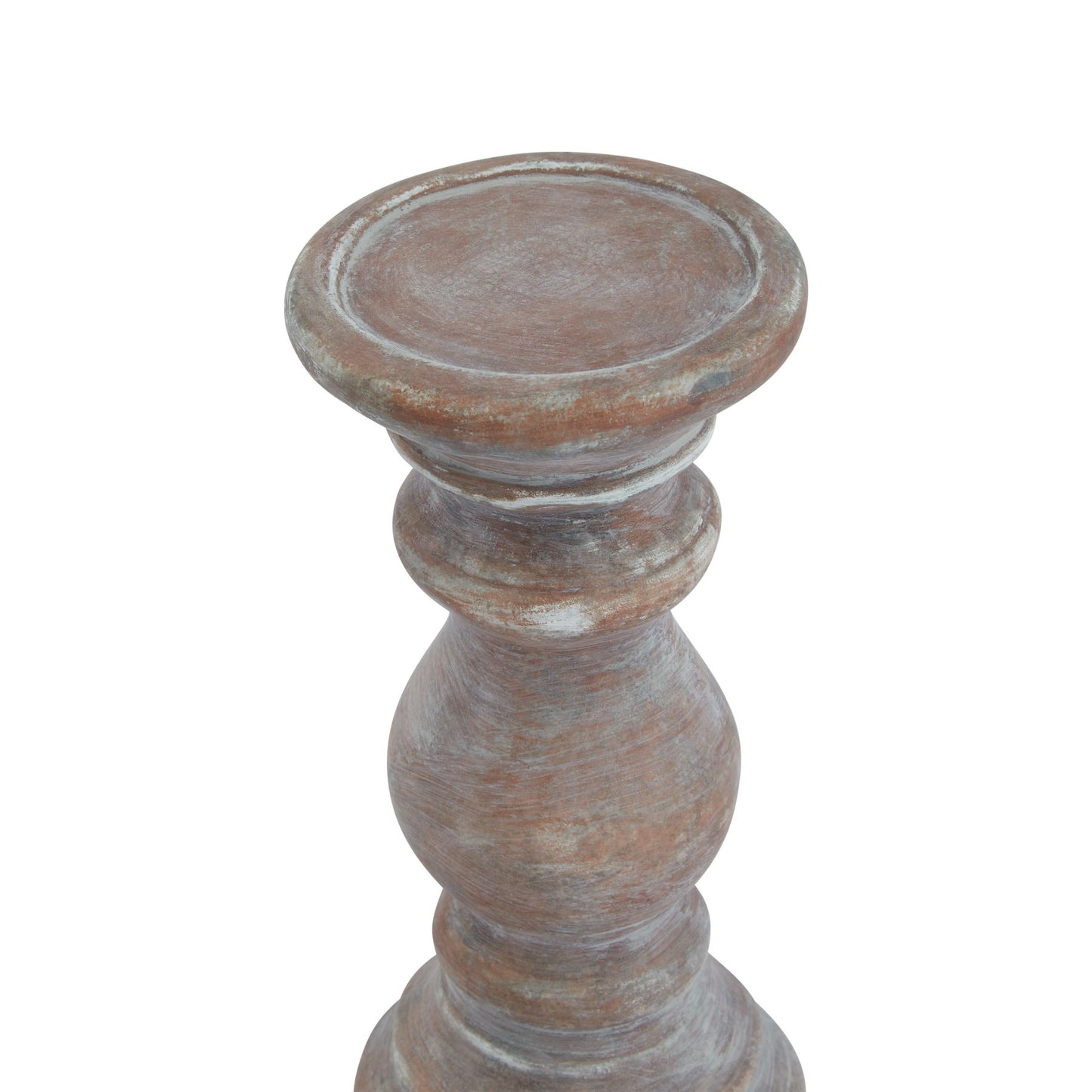 Siena Small Brown Column Candle Holder - Candle Holders from the Quanta Home collection.