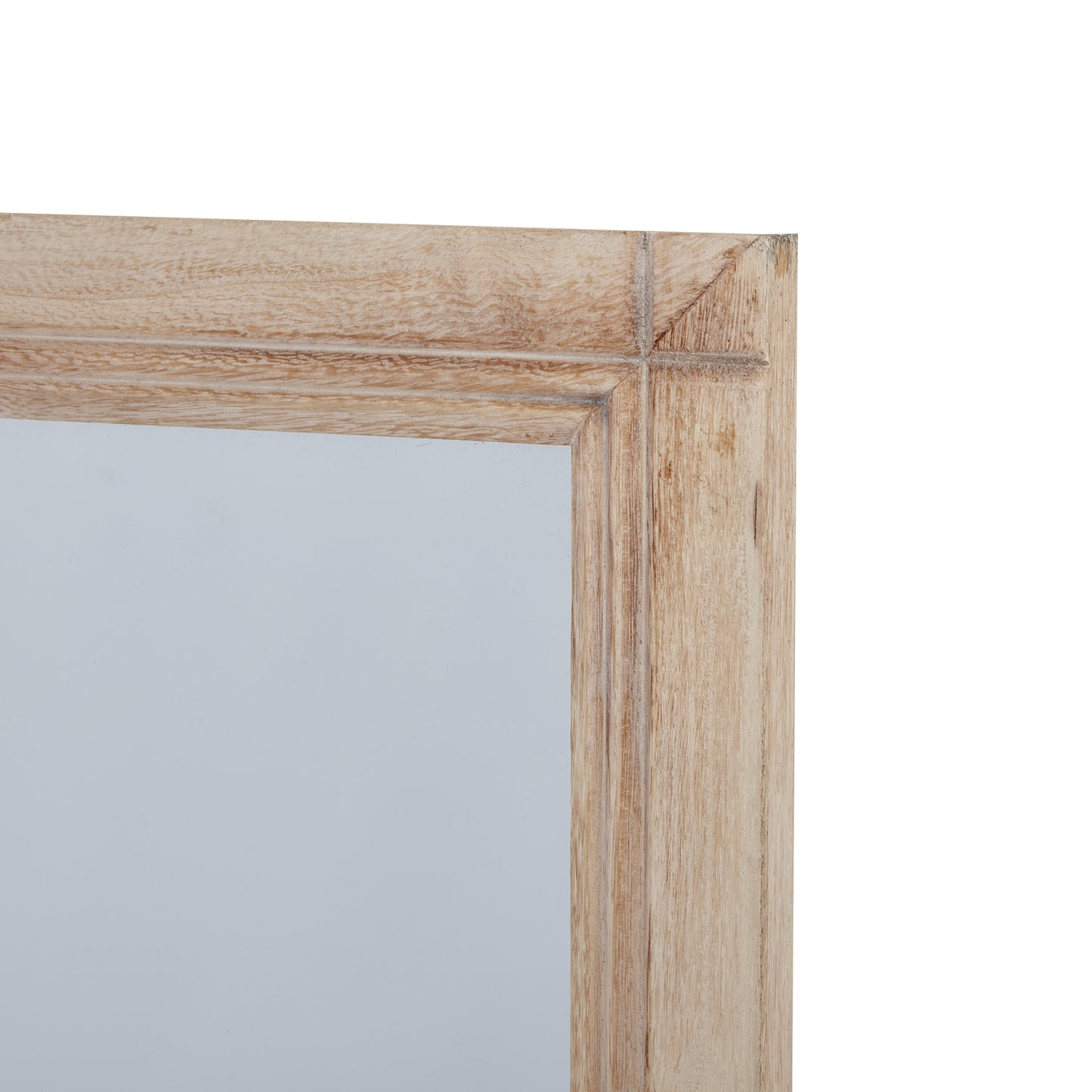 Washed Wood Large Window Mirror - Wall Mirrors from the Quanta Home collection.