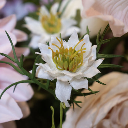 The Natural Garden Collection White Nigella Love In A Mist - Single Stem Flowers from the Quanta Home collection.