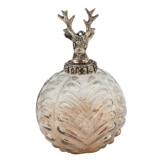 Coffee Ombre Collection Stag Bauble - Christmas Decorations from the Quanta Home collection.