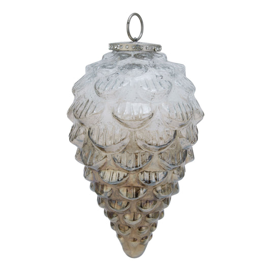Coffee Ombre Collection Pine Cone Bauble - Christmas Decorations from the Quanta Home collection.