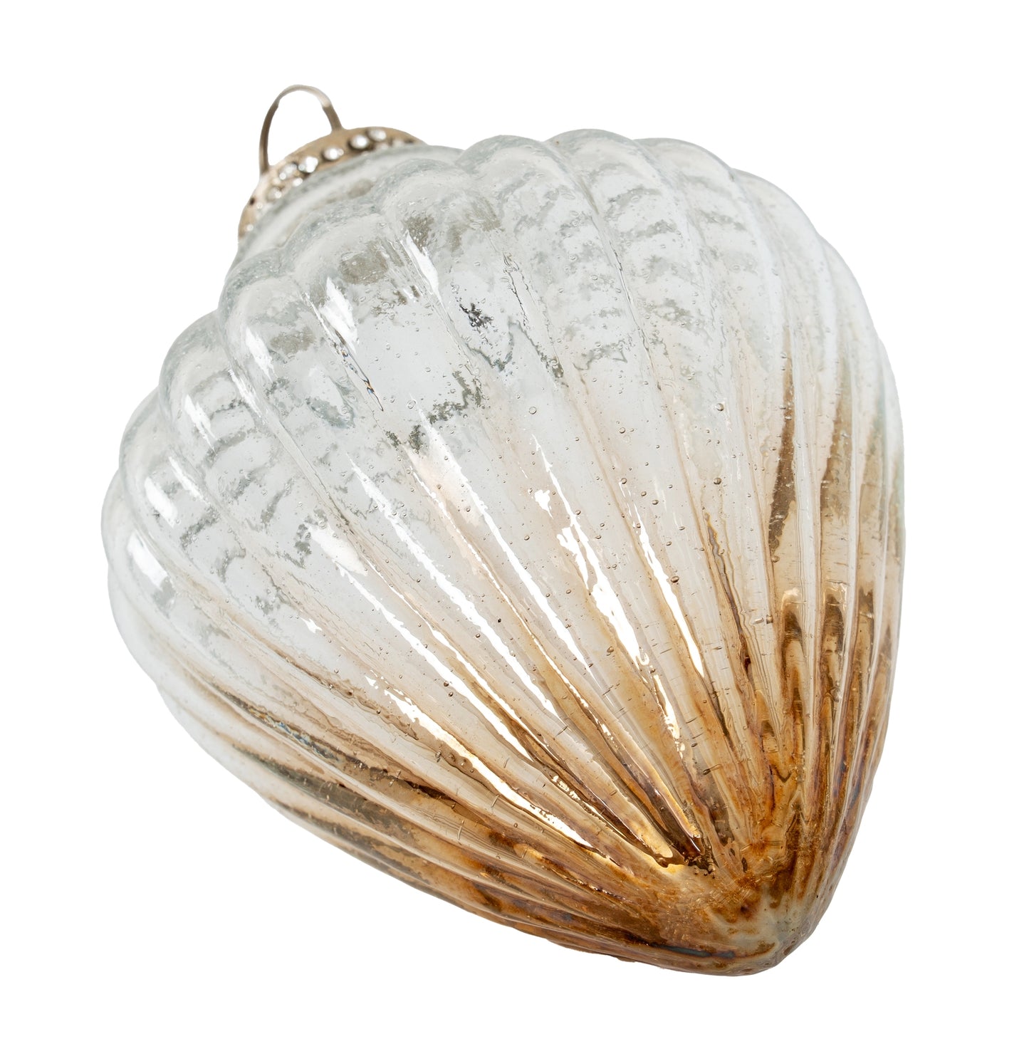 Coffee Ombre Collection Fluted Bauble