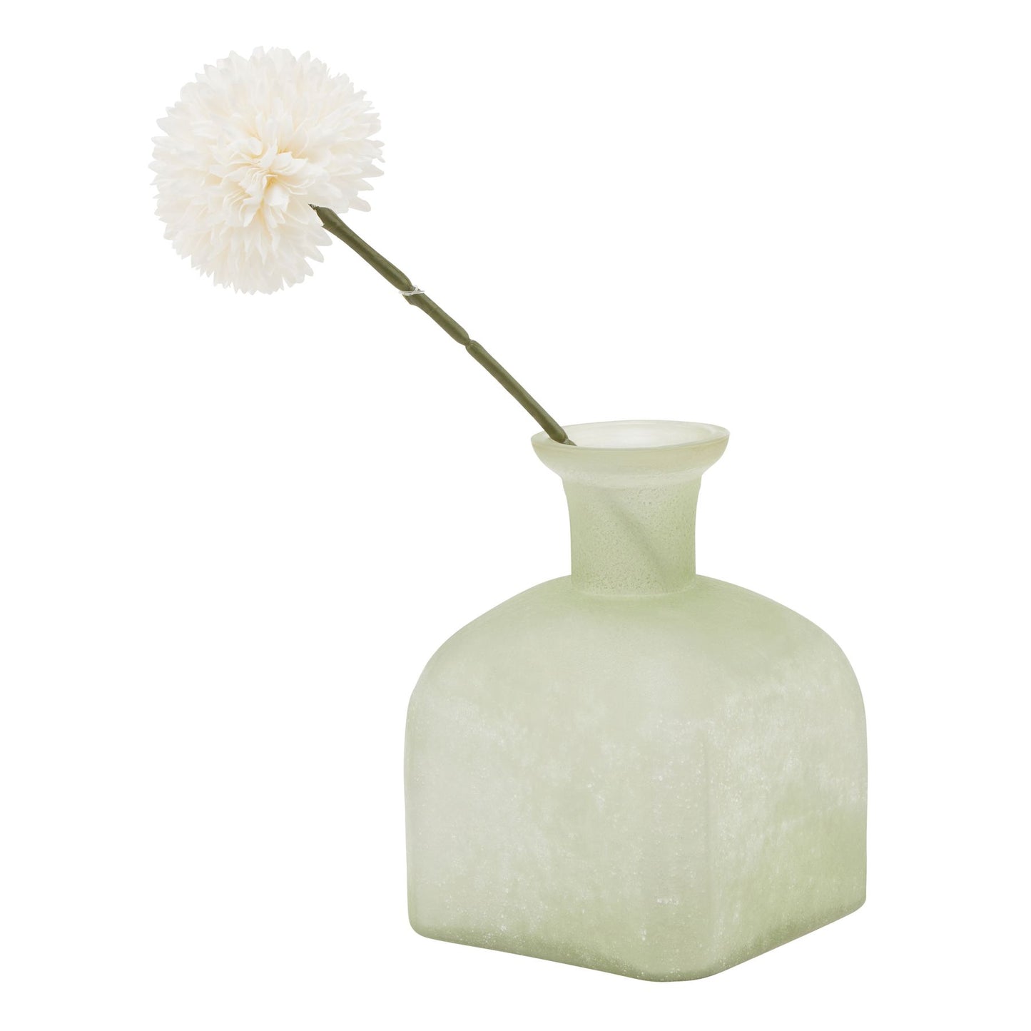 Smoked Sage and Aged Brass Candle Holder Vase - Vases from the Quanta Home collection.