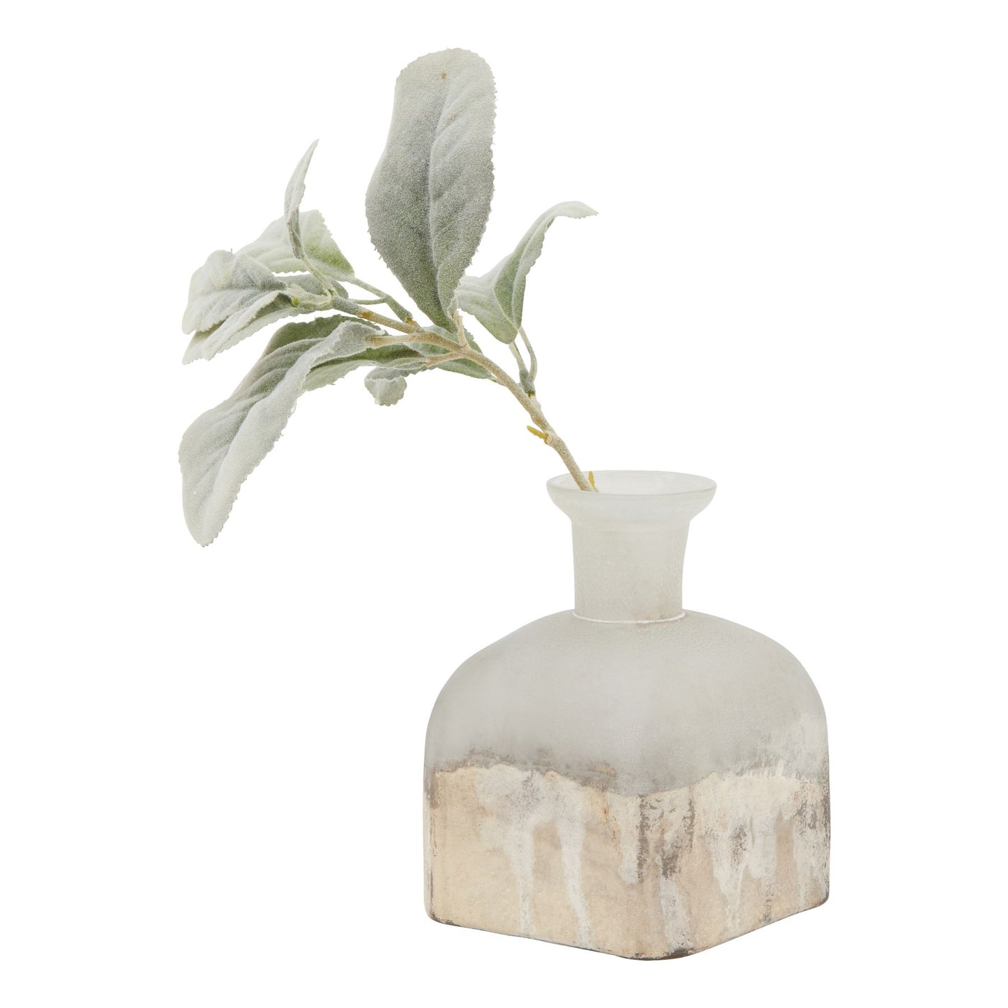 Burnished Dipped and Aged Brass Candle Holder Vase - Vases from the Quanta Home collection.