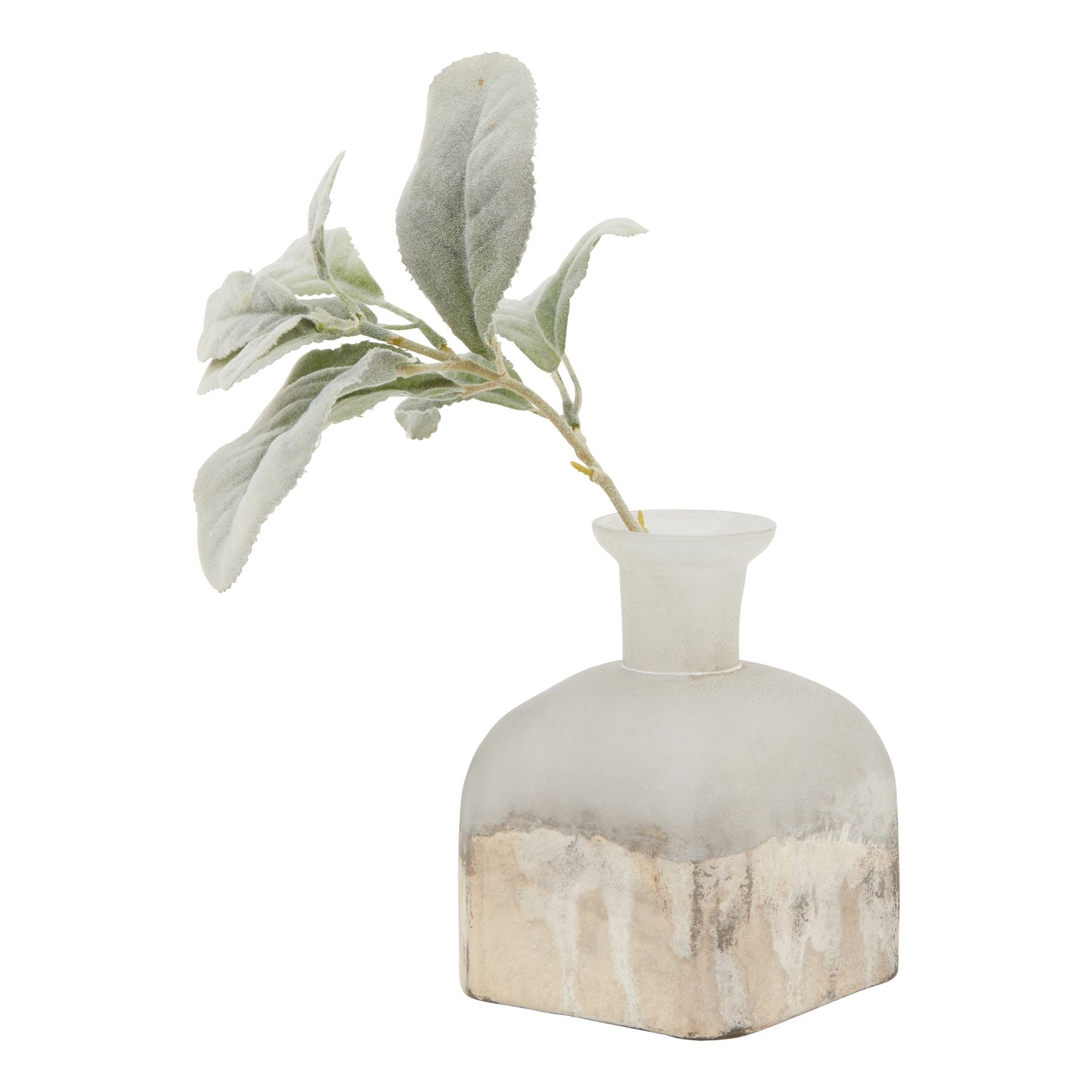Burnished Dipped and Aged Brass Candle Holder Vase - Vases from the Quanta Home collection.
