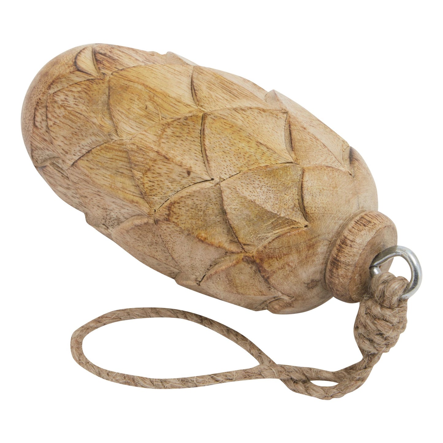 Natural Wooden Pine Cone Bauble - Christmas Baubles from the Quanta Home collection.