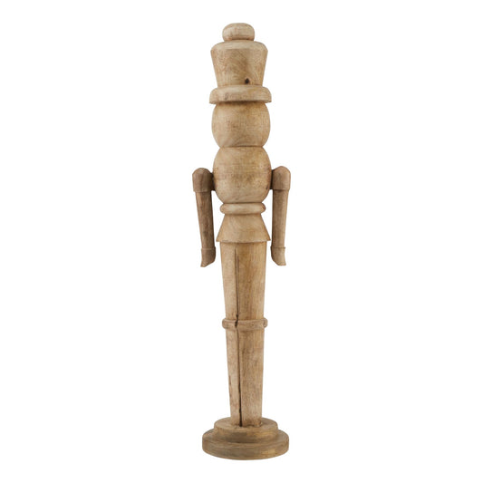 Natural Large Nutcracker Decoration - Christmas Room Decorations from the Quanta Home collection.