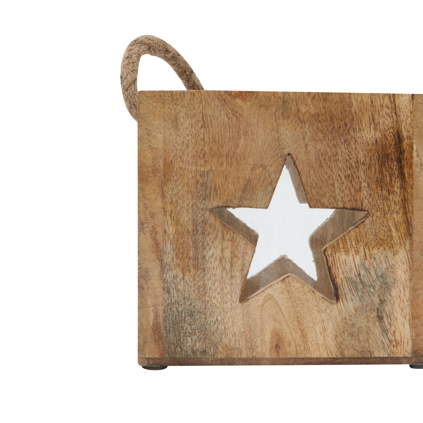 Natural Wooden Star Tealight Candle Holder - Christmas Candles & Candle Accessories from the Quanta Home collection.