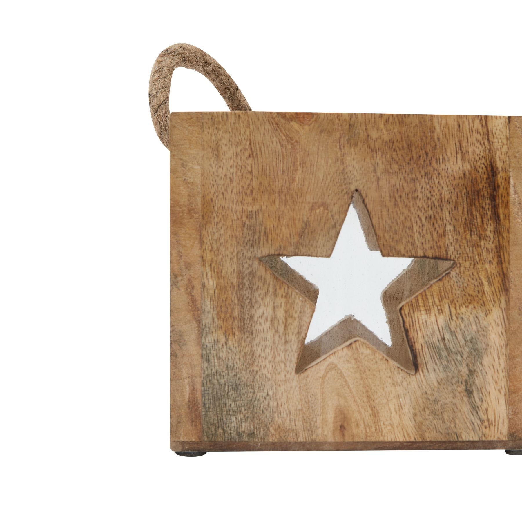 Natural Wooden Star Tealight Candle Holder - Christmas Candles & Candle Accessories from the Quanta Home collection.