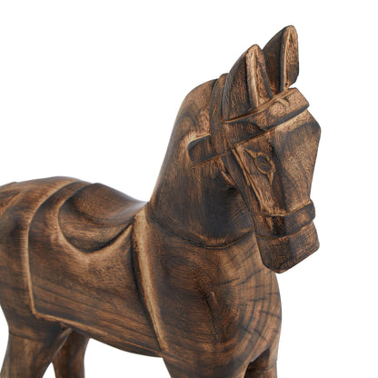 Natural Rocking Horse - Christmas Room Decorations from the Quanta Home collection.