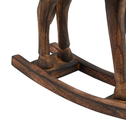 Natural Rocking Horse - Christmas Room Decorations from the Quanta Home collection.