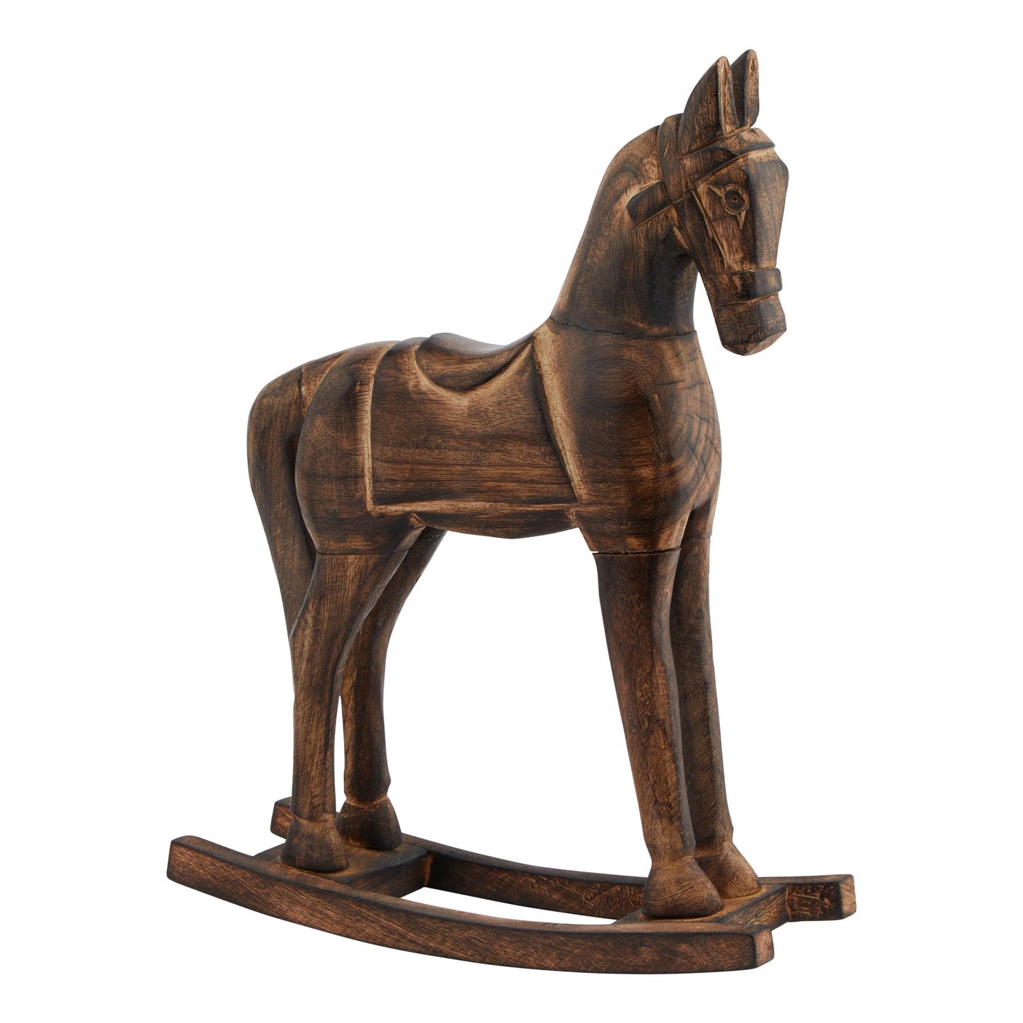 Natural Rocking Horse - Christmas Room Decorations from the Quanta Home collection.