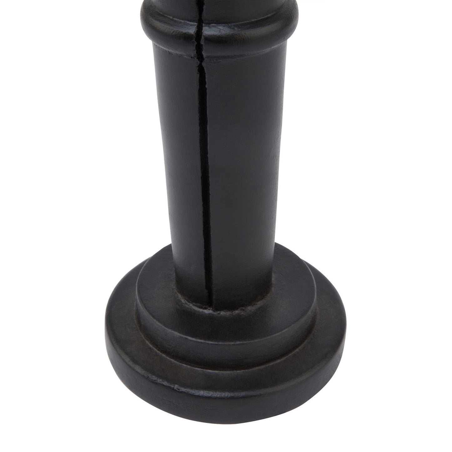 Minimalist Black Wooden Large Nutcracker Decoration - Christmas Room Decorations from the Quanta Home collection.