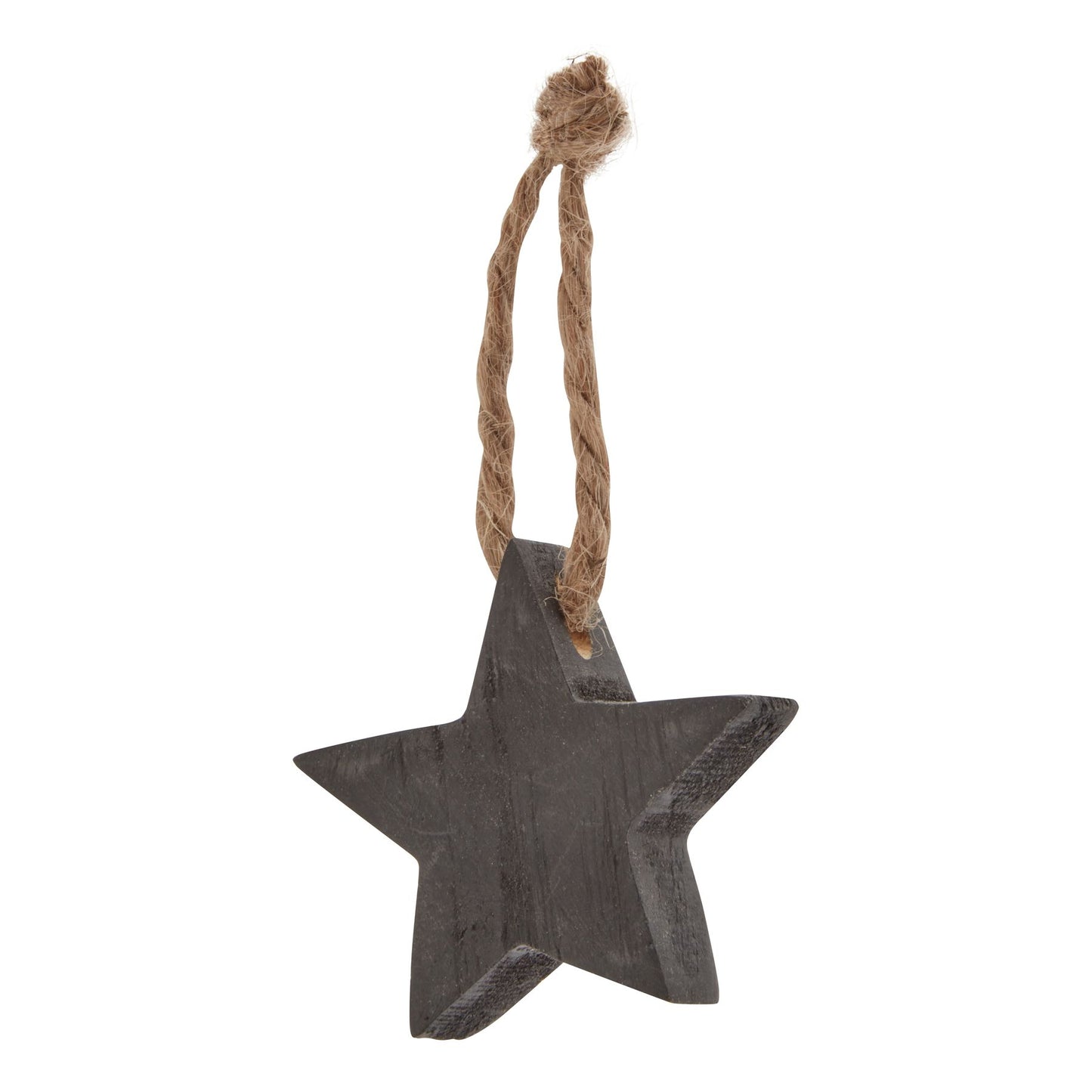 Pack Of 90 Wooden Star Hanging Decorations - Christmas Baubles from the Quanta Home collection.