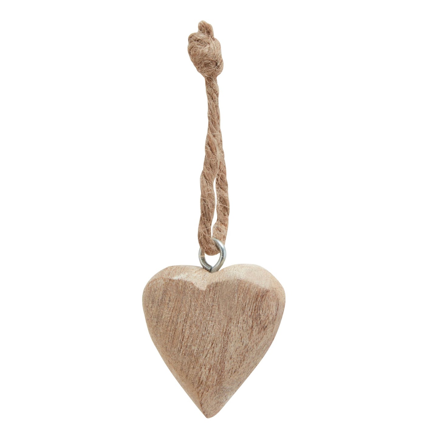 Pack Of 90 Wooden Heart Hanging Decorations - Christmas Baubles from the Quanta Home collection.