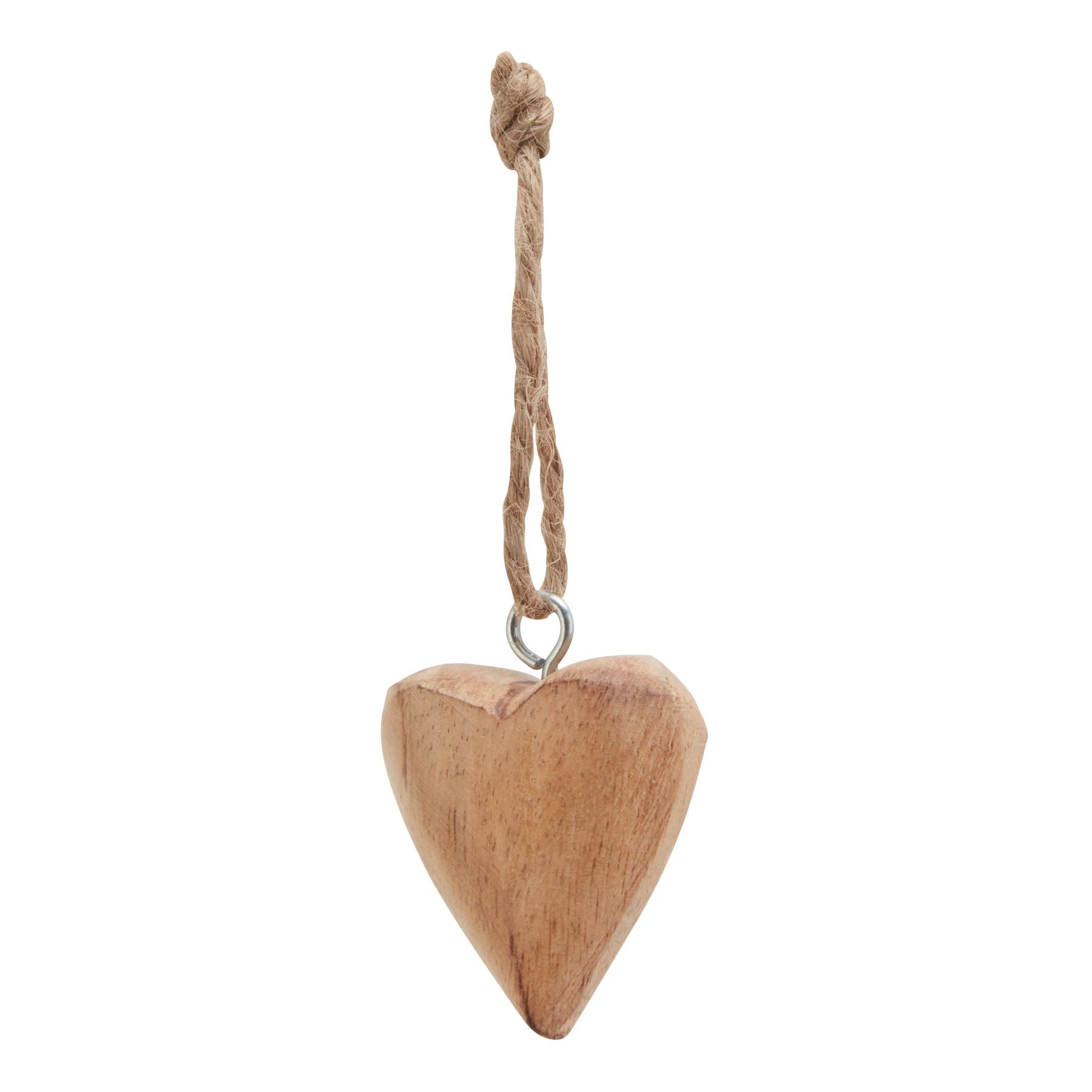 Pack Of 90 Wooden Heart Hanging Decorations - Christmas Baubles from the Quanta Home collection.