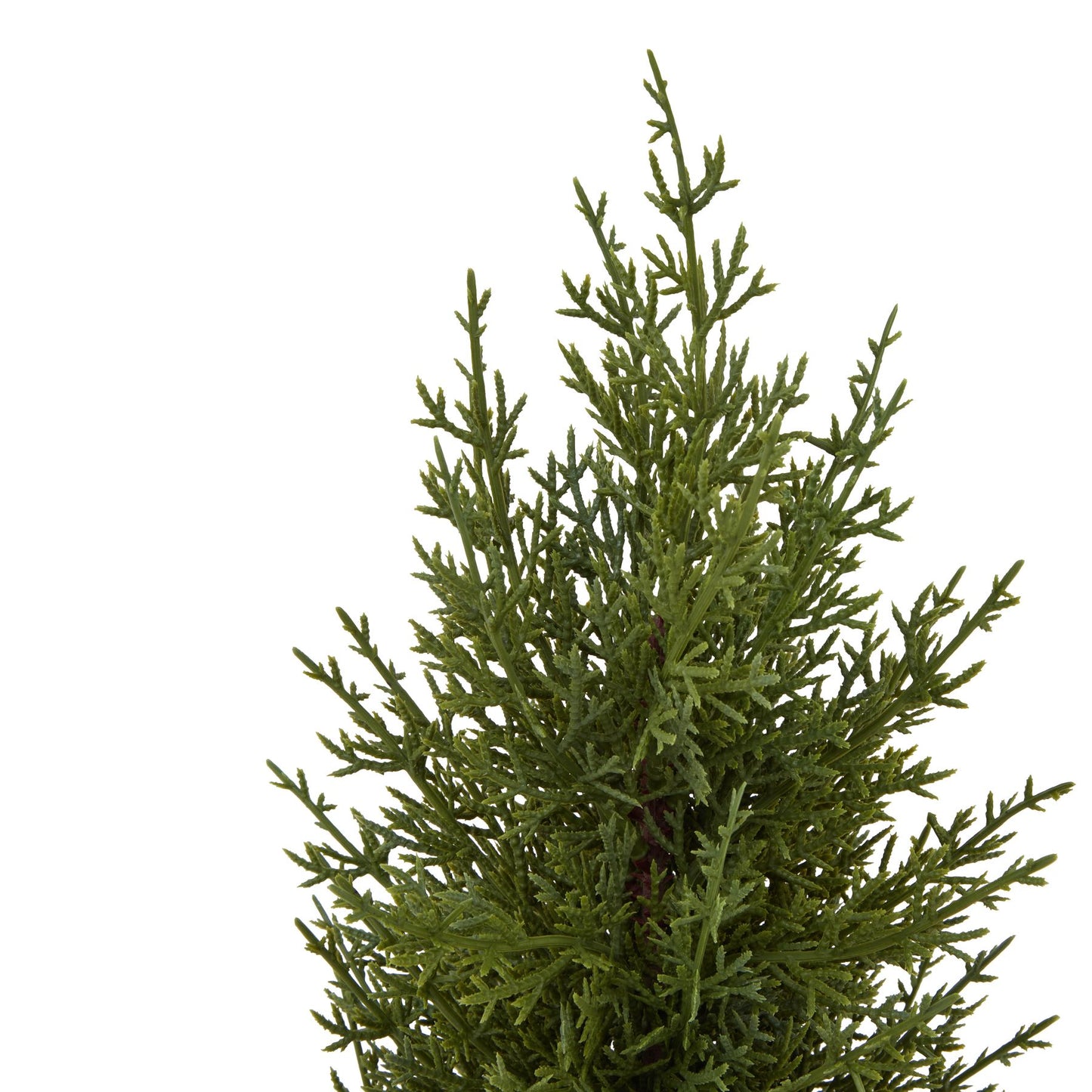 Small Green Fir Tree In Wood Log - Christmas Room Decorations from the Quanta Home collection.