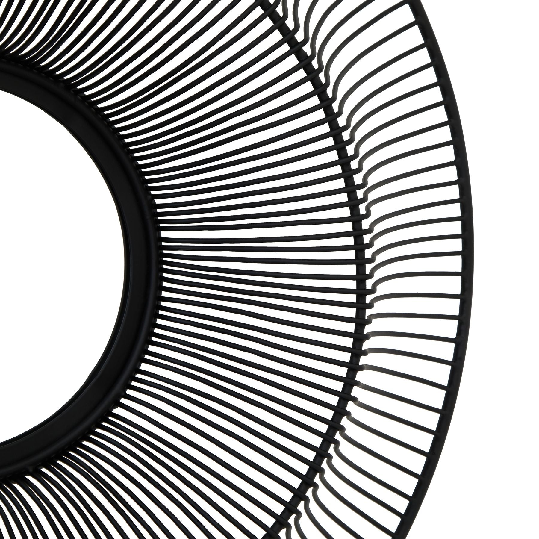 Chico Black Wire Mirror - Wall Mirrors from the Quanta Home collection.