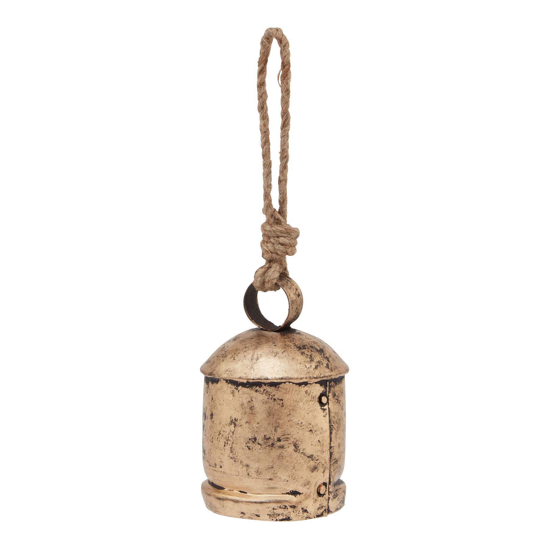 Antique Gold Bell Bauble - Christmas Baubles from the Quanta Home collection.
