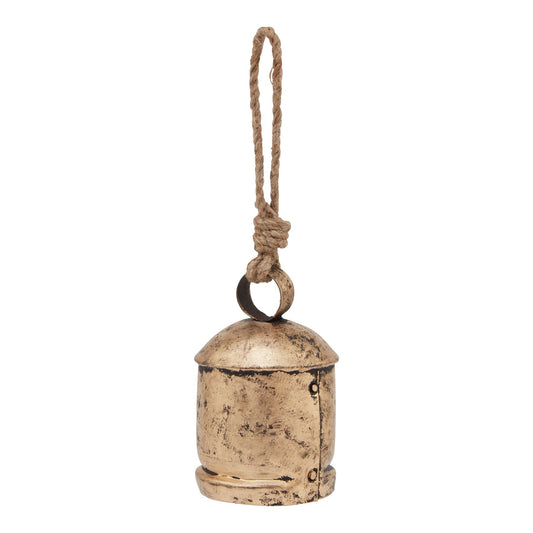 Antique Gold Bell Bauble - Christmas Baubles from the Quanta Home collection.
