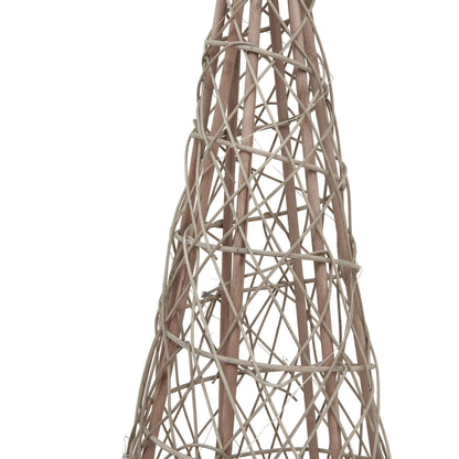 Large LED Wicker Christmas Tree With Star - Christmas Room Decorations from the Quanta Home collection.