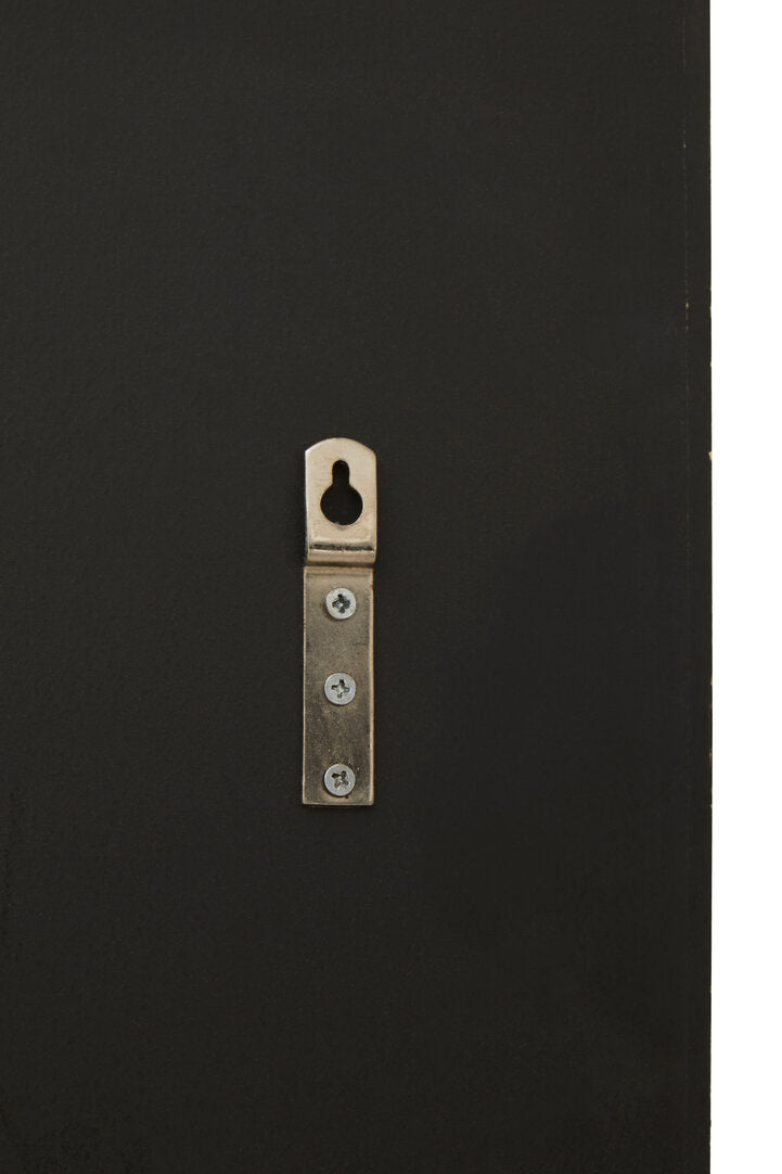 Unity Square Wall Mirror with Textured Silver Frame