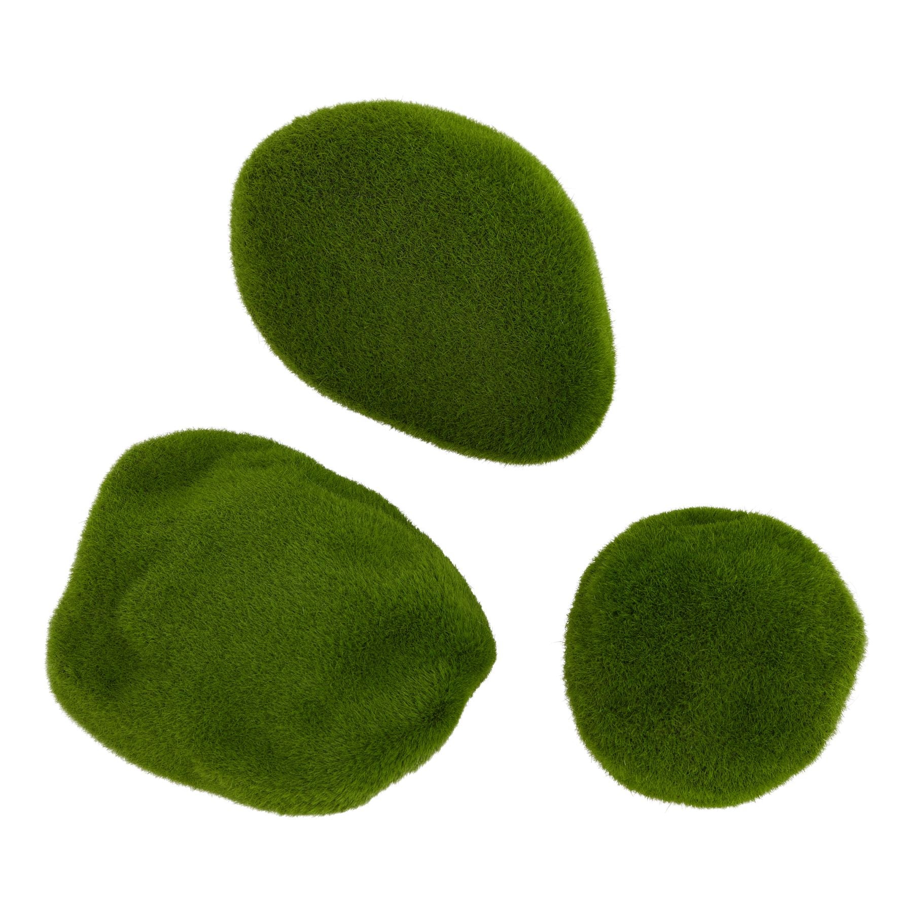 Faux Moss Three-Piece Pack - Foliage from the Quanta Home collection.