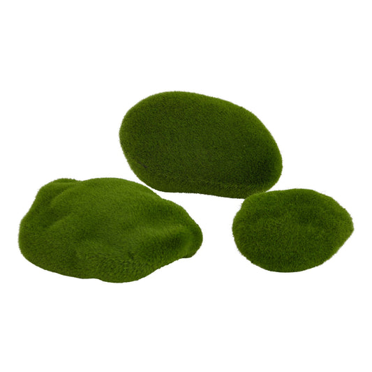 Faux Moss Three-Piece Pack - Foliage from the Quanta Home collection.