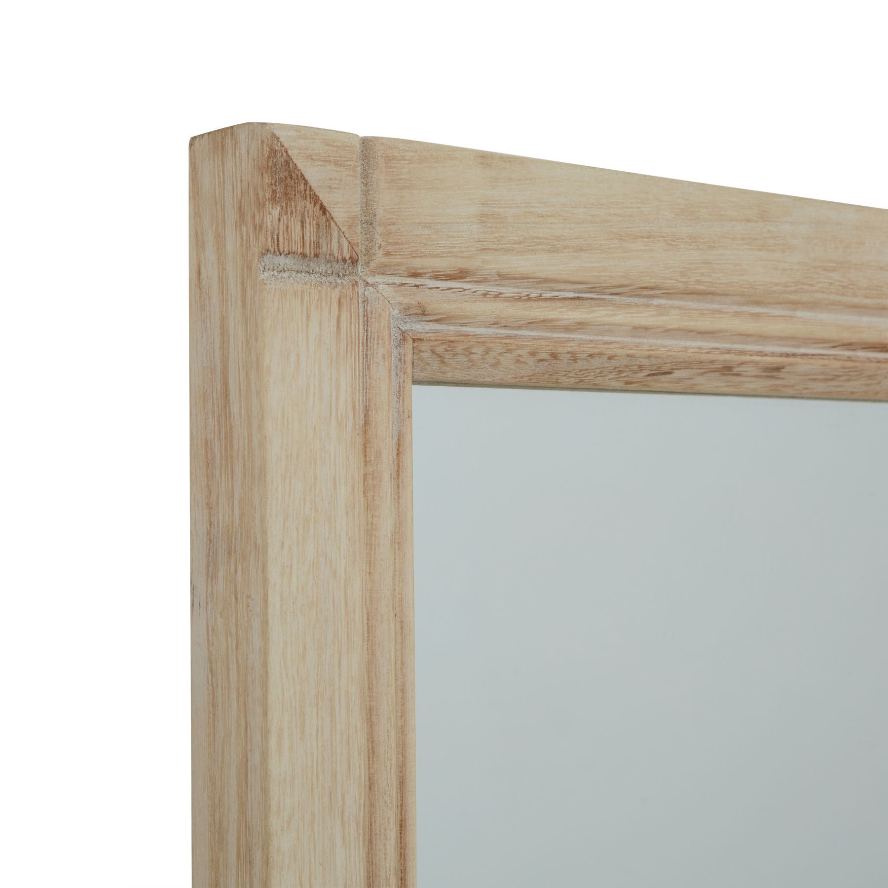Rustic window-style mirror with a weathered wood frame, featuring a distressed finish for vintage charm and elegance.