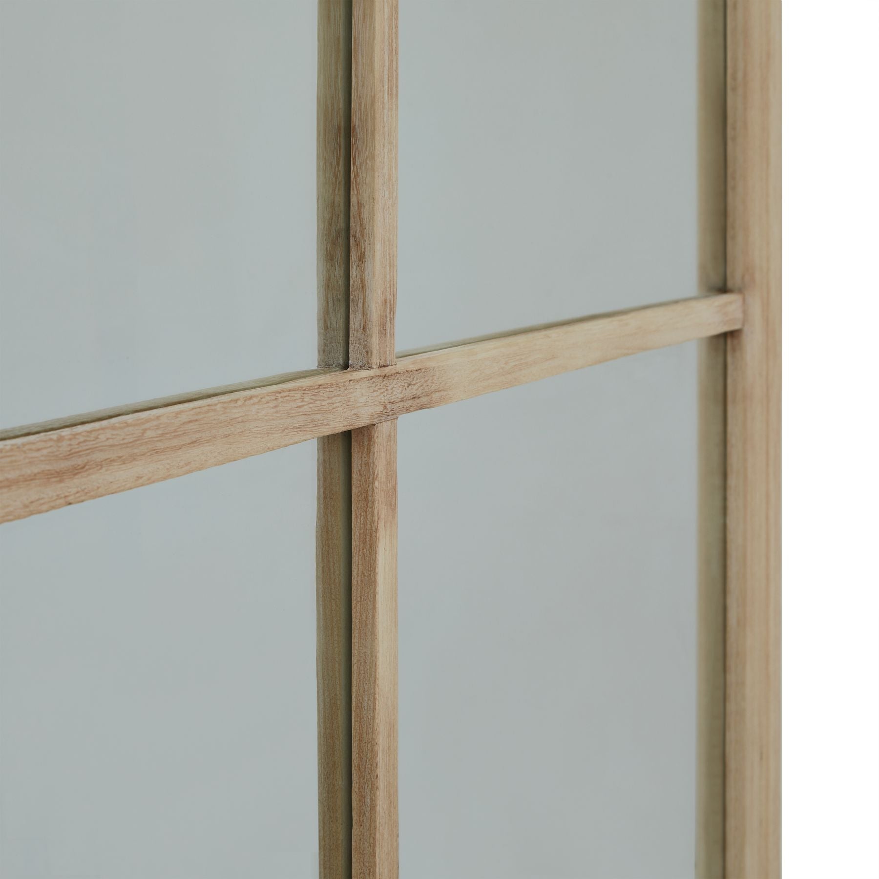 Washed Wood XL Window Mirror - Wall Mirrors from the Quanta Home collection.
