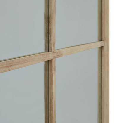 Washed Wood XL Window Mirror - Wall Mirrors from the Quanta Home collection.