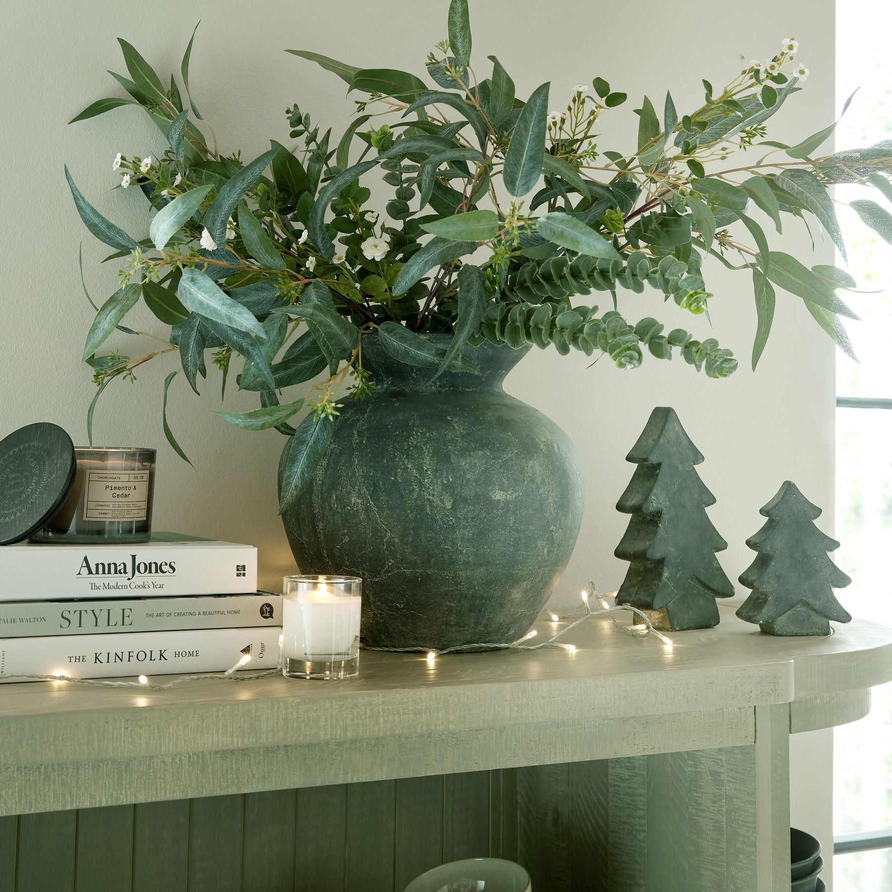 Amalfi Grey Small Christmas Tree - Christmas Decorations from the Quanta Home collection.