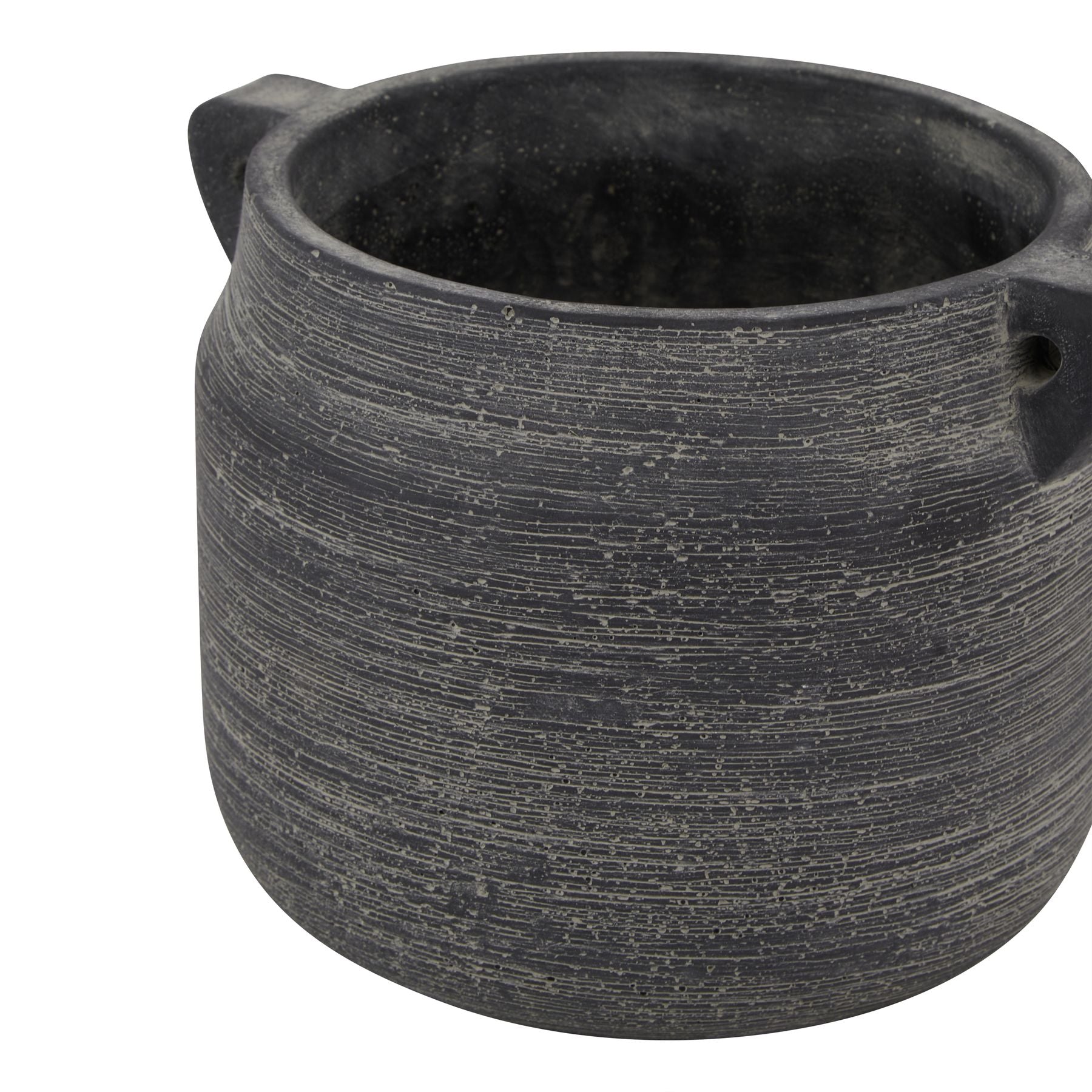 Amalfi Grey Hydria Pot - Vases from the Quanta Home collection.