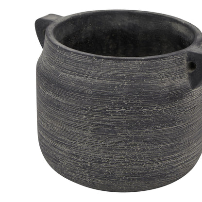 Amalfi Grey Hydria Pot - Vases from the Quanta Home collection.