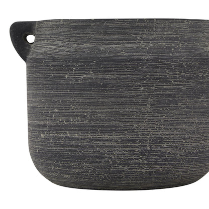 Amalfi Grey Hydria Pot - Vases from the Quanta Home collection.