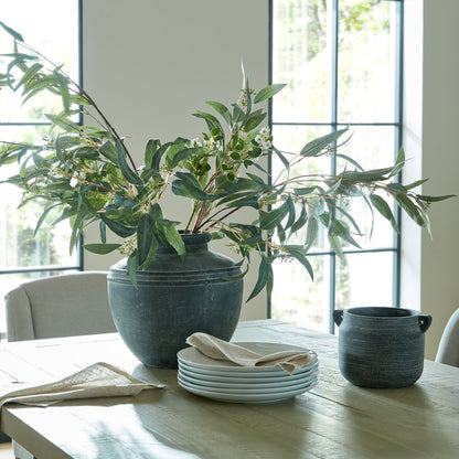 Amalfi Grey Hydria Pot - Vases from the Quanta Home collection.
