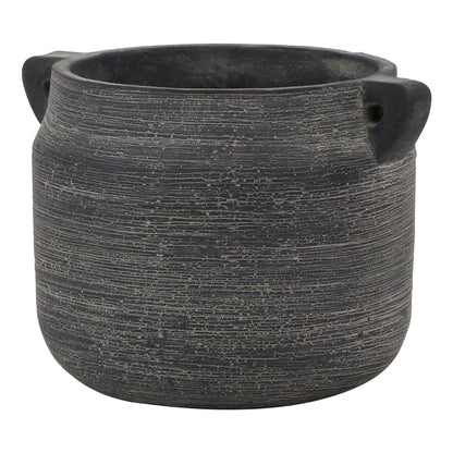 Amalfi Grey Hydria Pot - Vases from the Quanta Home collection.