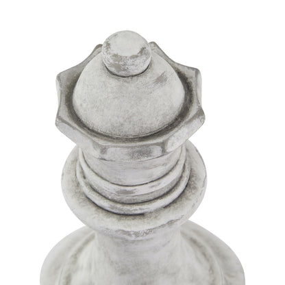 Athena Stone Queen Chess Piece - Ornaments from the Quanta Home collection.