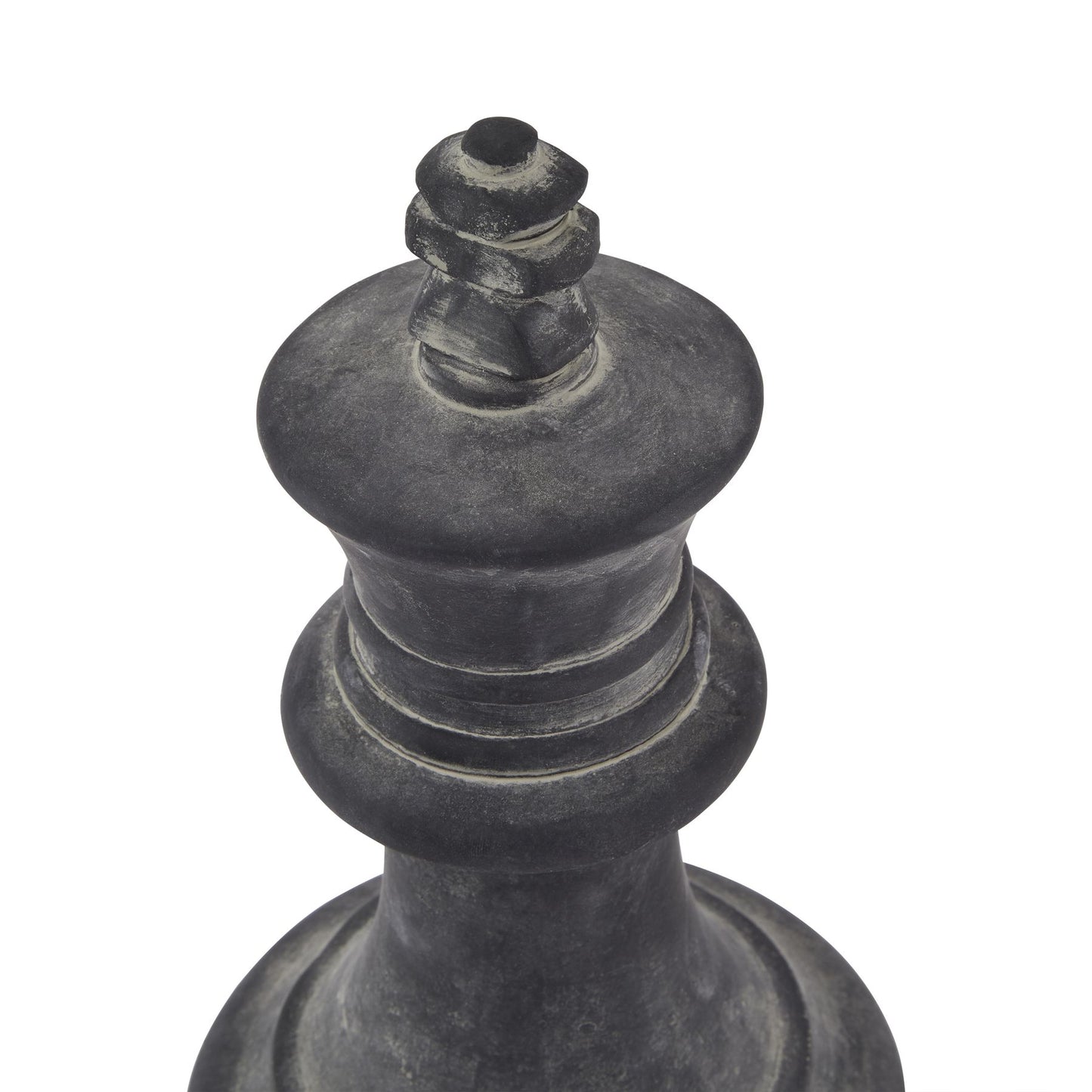 Amalfi Grey King Chess Piece - Ornaments from the Quanta Home collection.