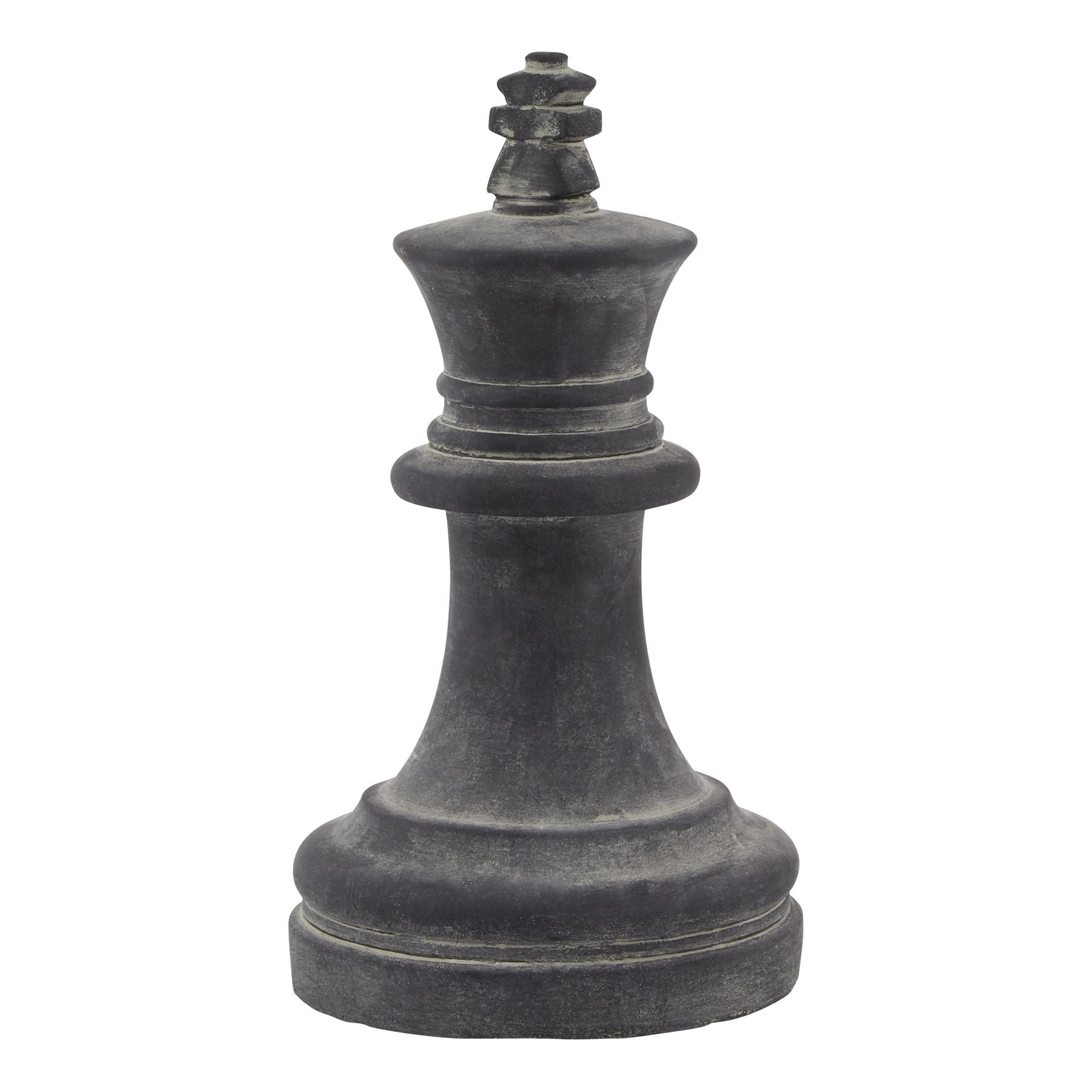 Amalfi Grey King Chess Piece - Ornaments from the Quanta Home collection.