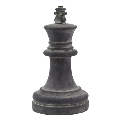 Amalfi Grey King Chess Piece - Ornaments from the Quanta Home collection.